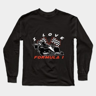 I LOVE F 1 Long Sleeve T-Shirt